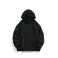 thumbnail image 1 of Loose Hoodie Men Zip Up Heavy Fabric Jacket Coats Streetwear, 1 of 4