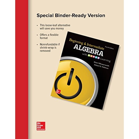 Pre-Owned Loose Leaf Beginning & Intermediate Algebra with Power Learning, 4e (Edition 4) (Other)