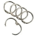 thumbnail image 1 of Loose Leaf Binder Office Book Rings（5 Pack）, with Metal Nickel Plated for Key,for Index Cards and School，Sliver, 1 of 7