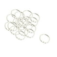 thumbnail image 1 of Unique Bargains 1 Inch Loose Leaf Binder Rings, 20 Pack, Round Metal Book Rings, Small Keychain Rings for Office Use, 1 of 5