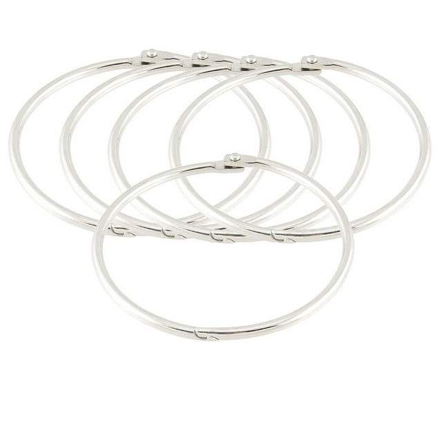 Loose Leaf Binder Rings, 3.3 Inch 5 Pack Metal Binder Rings, Large