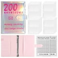 thumbnail image 1 of Loose Leaf Cash Savings Challenge Notebook Reusable Household Financial Budget Tracker Planner For Monthly Money Management, 1 of 7