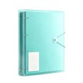 thumbnail image 1 of Loose Leaf Document File Folder Elastic Band Closure Label Pocket Paper Storage Organizer Black, 1 of 6