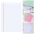 thumbnail image 1 of Loose Leaf Filler Paper,College Ruled Lined Sheets,3 Hole Punched for Binders,Notebook Refill,White L,8.5"x10.9", 1 of 6