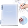thumbnail image 1 of Loose Leaf Notebook - A5 Detachable Journal - Gradient Non Irritating Paper - Refillable Binder Notebook for Note Taking Writing - 1 Pack Blue, 1 of 8