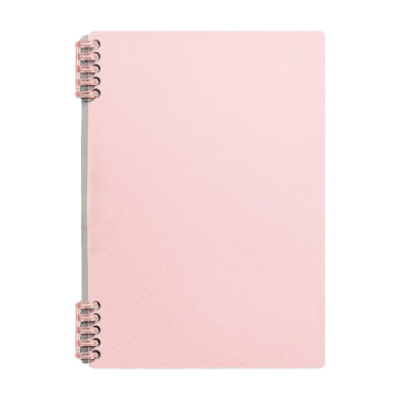 Loose-Leaf Notebook, Detachable Ring Binder with Smooth Writing Paper, Comfortable Coil Binding, Mint Green, 10x7 Inch