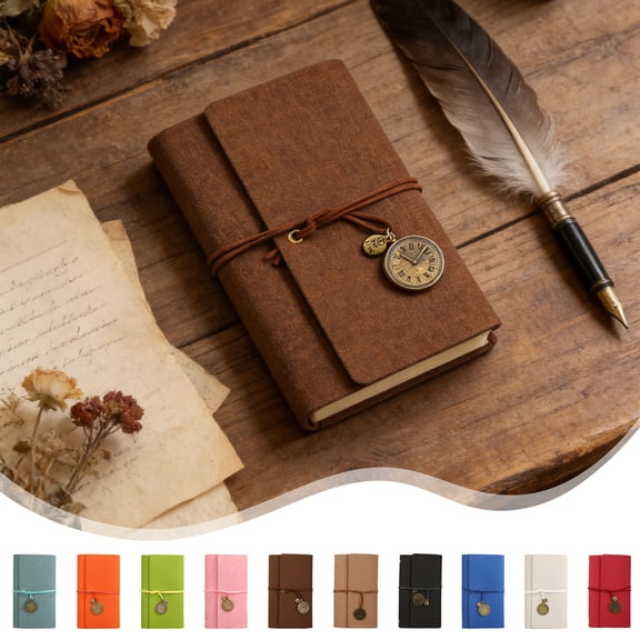Loose Leaf Notebook, Green Journal for Notes, Case Format Pages, Smooth Writing Paper, Portable & Durable Binding, Topliu