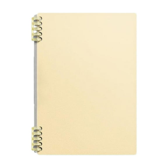 Loose-Leaf Notebook, Spiral Bound Journal, Detachable Refillable Pages, Thickened Cover, Comfortable Writing, Assorted Colors, 25.5x18.1cm, Lightweight and Durable