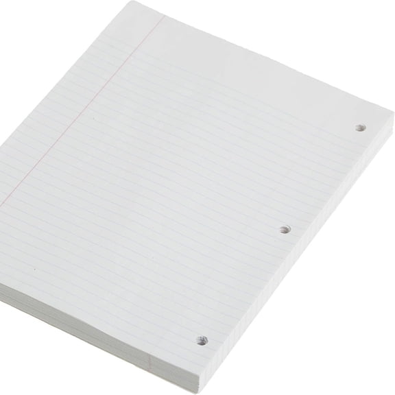 Loose Leaf Paper, 3 Pack, Notebook Paper, Filler Paper, 8 x 10.5, 200 Sheets per Pack