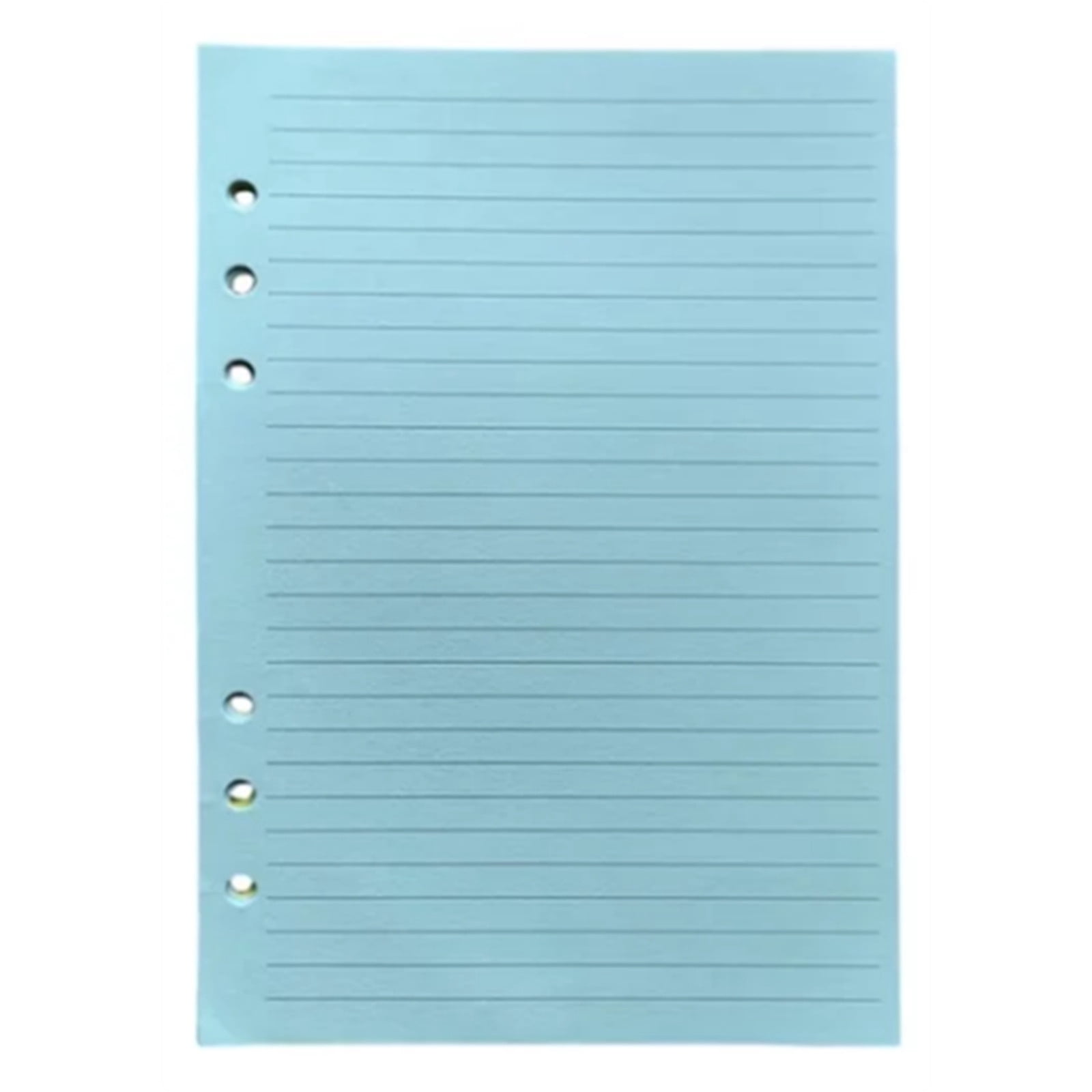 Loose Leaf Paper A5 6 Hole Lined Colored Notebook Inserts Replacement ...