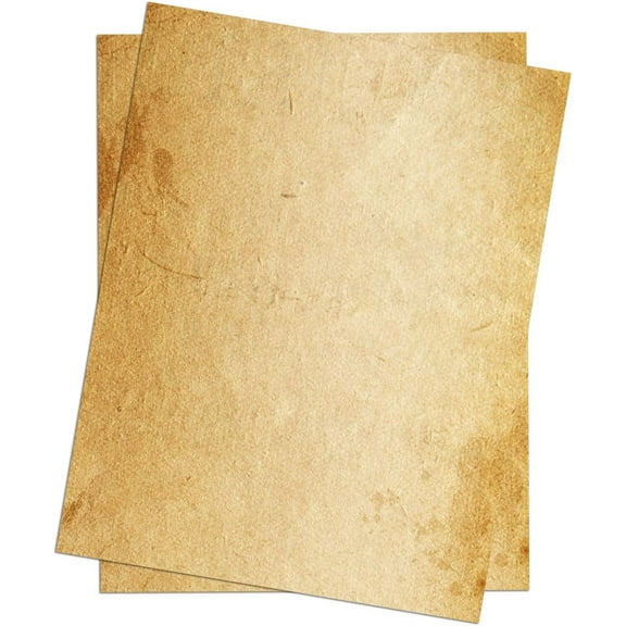 Loose Leaf Paper, Stationery Writing Paper, Vintage Antique Letterhead Paper 8.5" x 11",100 Sheets, A4 Unpunched Refills Paper for Ring Binder/Discbound, Decorative Printer Paper
