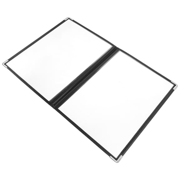 Loose Leaf Ring Binder Recipe Folder Menu Folders for Restaurants Clear Book Board Coupon Pvc