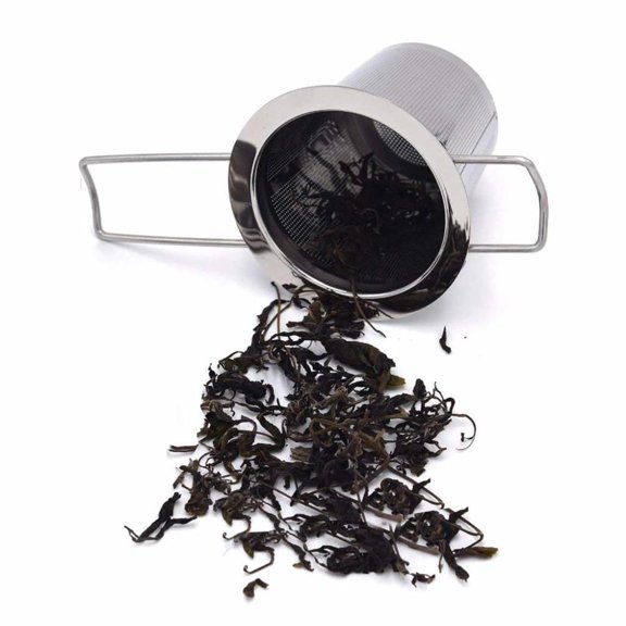Loose Leaf Tea Infuser, 304 Stainless Steel Reusable Infuser For Herbal Tea, Foldable Handles Design Heat Resistant Easy To Clean For Most Teapots Kettles Cups (Dishwasher Safe)