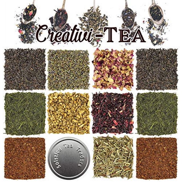 Loose Leaf Tea Sampler Create Your Own Tea Blend Starter Kit w/Sencha