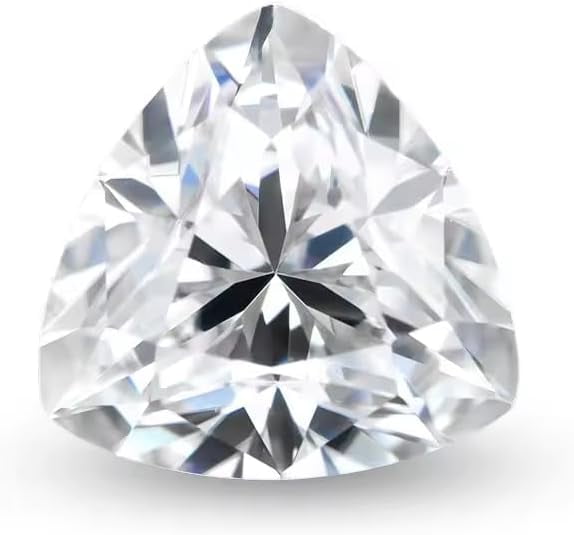 Loose Moissanite Stones White Trillion Cut Gem D Color VVS Clarity Loose Gemstones for Jewelry Making with Certificate