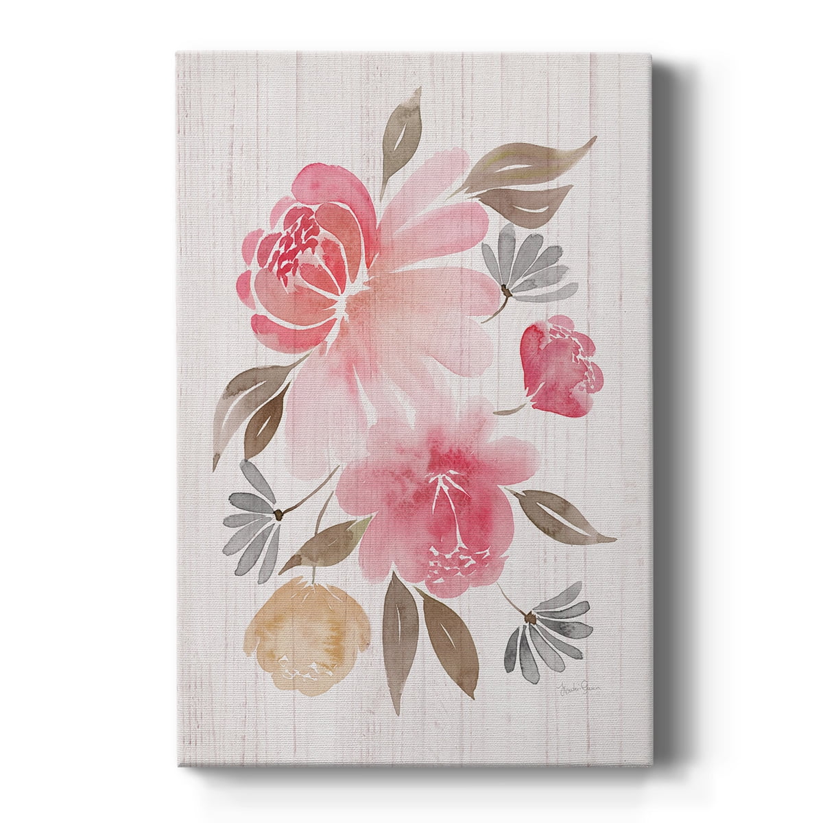 Loose Peonies II Premium Gallery Wrapped Canvas - Ready to Hang