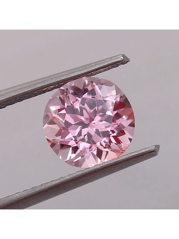 Loose Pink Morganite Round Cut Stone Genuine Jewelry Making Tools & Ring Raw 8 MM AAA Flawless Pink Madagascar Morganite Round Cut Gemstone