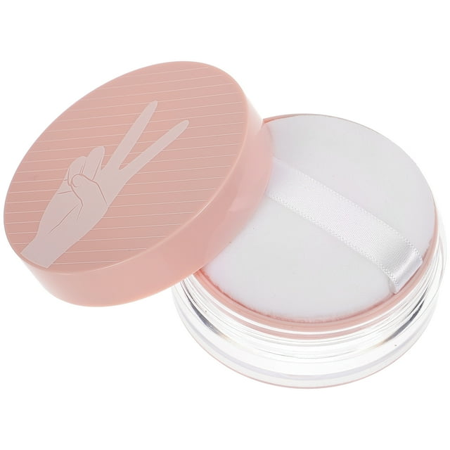 Loose Powder Box Plastic Powder Container Refillable Powder Case Women