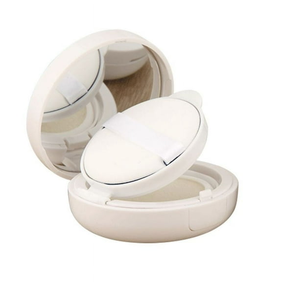 Loose Powder Compact Container Empty Portable Plastic DIY Makeup Case Foundation Air Cushion Box with Puff Mirror Spong