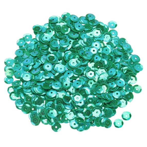 Loose Sequins,Glitter Sequins Embroidery Sequins for Jewelry Making Crafts Sewing Dark Green