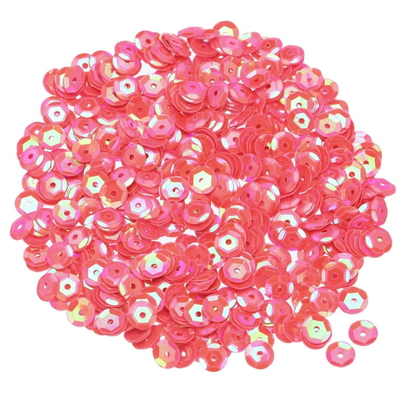 Loose Sequins,Glitter Sequins Embroidery Sequins for Jewelry Making Crafts Sewing Watermelon Red
