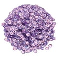 thumbnail image 1 of Loose Sequins 6MM Laser Sequins 2400Pcs Cup Sequins Embroidery Sequins for Jewelry Making Crafts Sewing,Purple Pink, 1 of 5