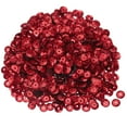 thumbnail image 1 of Loose Sequins 6MM Laser Sequins 2400Pcs Cup Sequins Embroidery Sequins for Jewelry Making Crafts Sewing,Red, 1 of 5