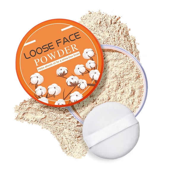 Loose Setting Powder, Oil Absorbing Matte Finish with Cotton Extract, Talc-Free, Pore Minimizer, 2.3 oz