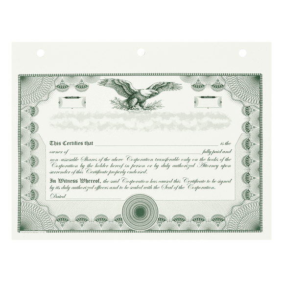 Loose Stock Certificates