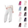 thumbnail image 1 of Loose Straight Leg Athletic Pants Girls Lightweight Baggy Sweatpants for Girls with Pockets Soft Everyday Comfort Versatile Wear for School and Outdoors Straight Leg Bottoms for 4-16 Years, 1 of 10