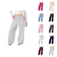 thumbnail image 1 of Loose Straight Leg Athletic Pants Girls Lightweight Baggy Sweatpants for Girls with Pockets Soft Everyday Comfort Versatile Wear for School and Outdoors Straight Leg Bottoms for 4-16 Years, 1 of 10