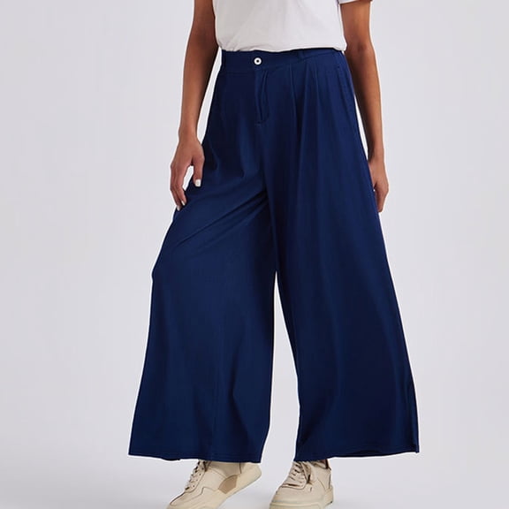 Loose Yoga Denim Wide Leg Pants For Women With High Elasticity And Slimming Pockets Sports And Leisure Fitness Pants