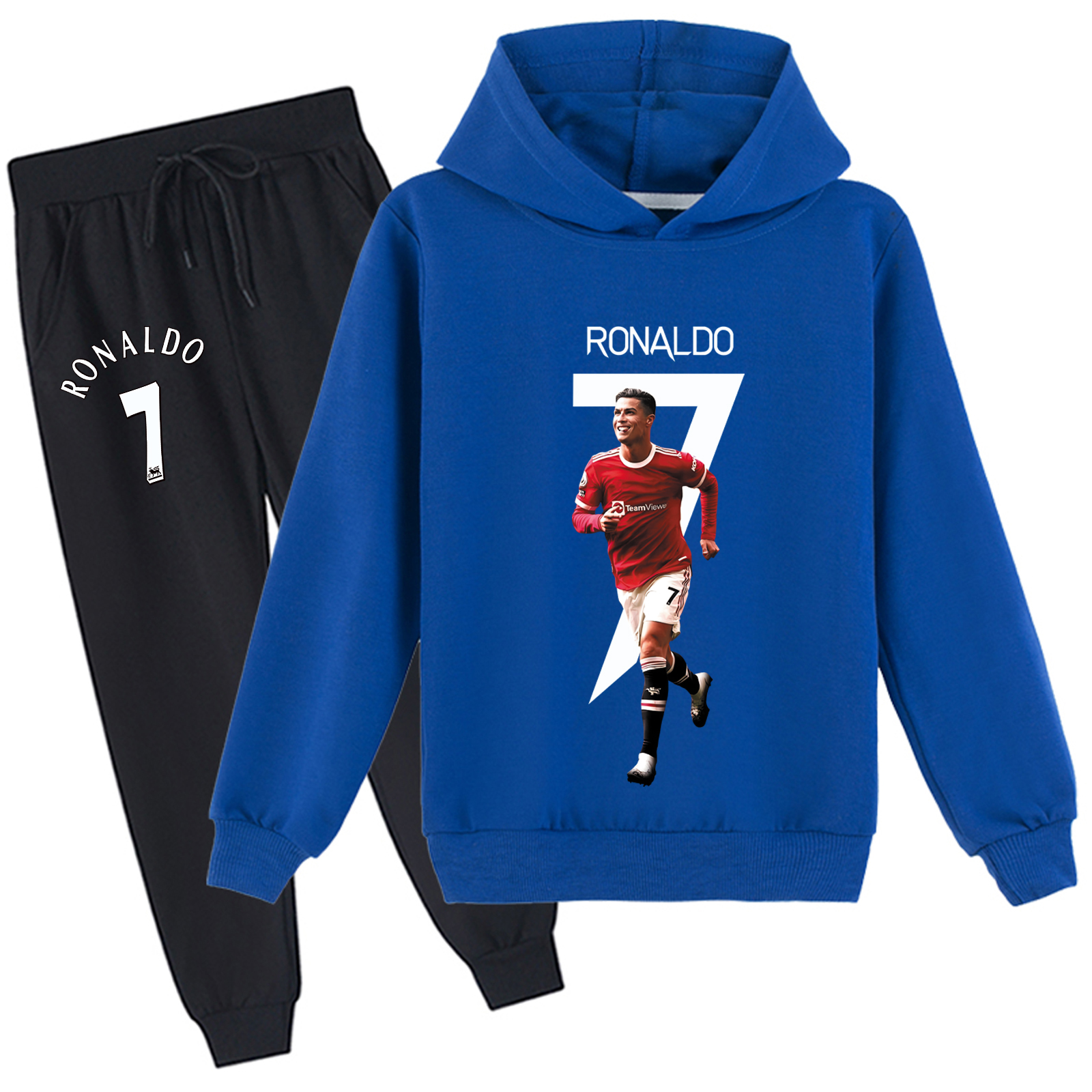 Children's Football Graphic Hoodie & Pants Set