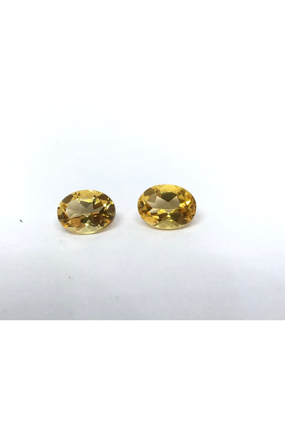 Loose gemstone citrine in 6/8 mm oval