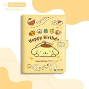 Loose-leaf Sanrio Hello Kitty Kuromi Stitch EVA Cute Cartoon Notepad Notebook Girls Handbook Student Diary Anime Holiday Gift LDG