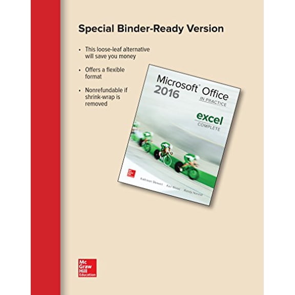 Pre-Owned Looseleaf for Microsoft Office Excel 2016 Complete: In Practice