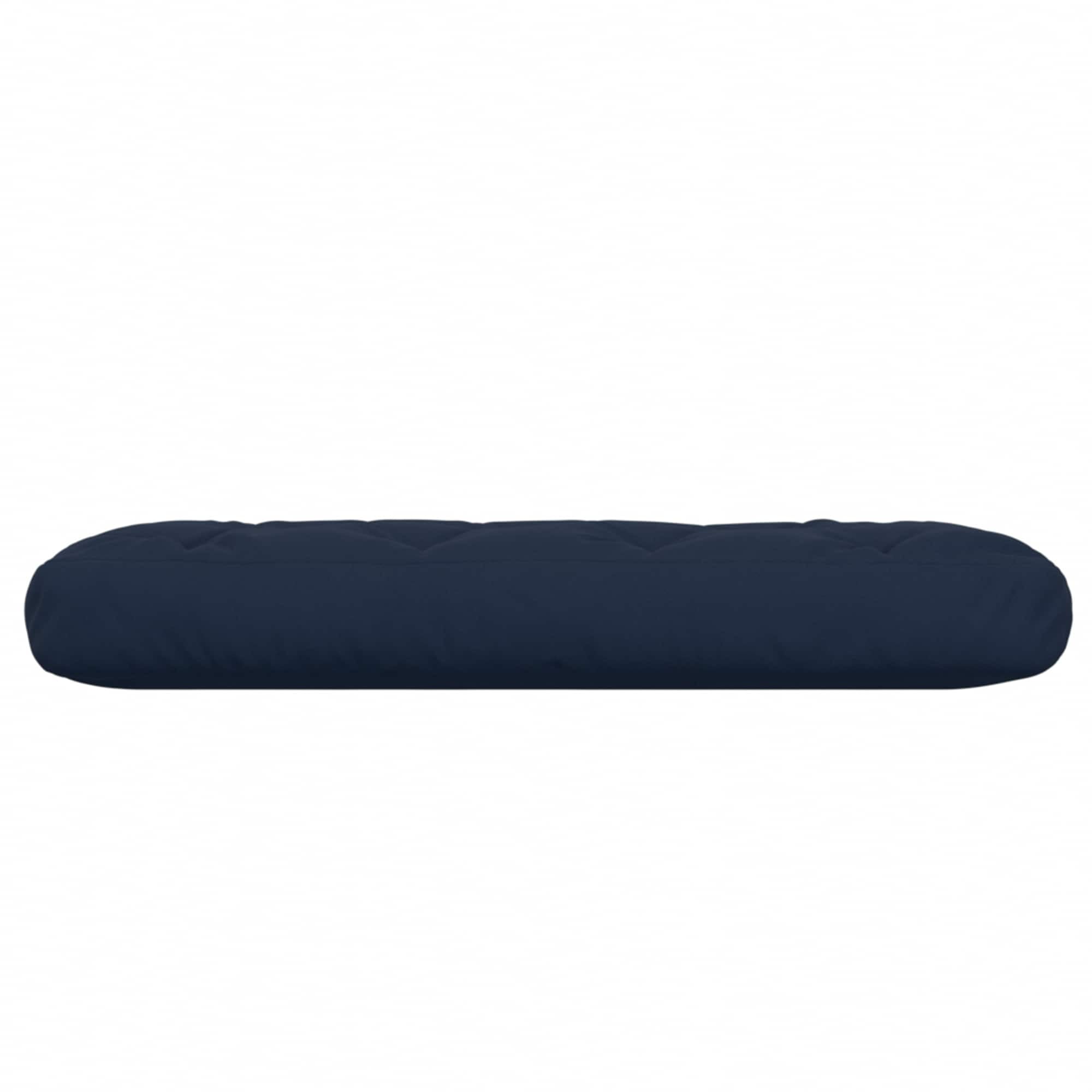 Navy Canvas Twin Futon Mattress with CertiPUR Foam
