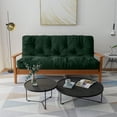 thumbnail image 1 of Loosh Home  8" Canvas Futon Mattress Forest Green Queen, 1 of 5