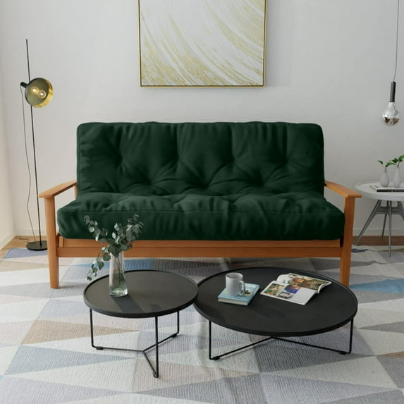 Loosh Home 8" Canvas Futon Mattress Forest Green Queen