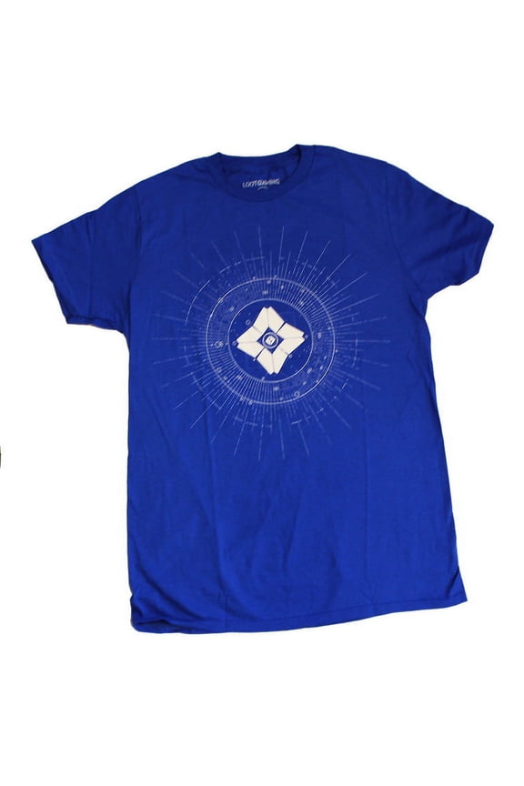 Destiny Ghost Adult Blue T-Shirt (Loot Crate Exclusive) - X-Large Unisex