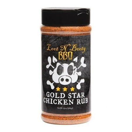 Loot N' Booty Gold Star Chicken Rub 13 oz - Total Qty: 1