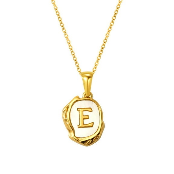 Loovee Jewelry Necklaces for Women 26 Letter Alphabet A-Z Pendant Necklace in Sterling Silver Birthday Jewelry Gifts