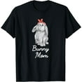 thumbnail image 1 of Lop Eared Bunny Rabbit Mom Drawing T-Shirt, 1 of 3