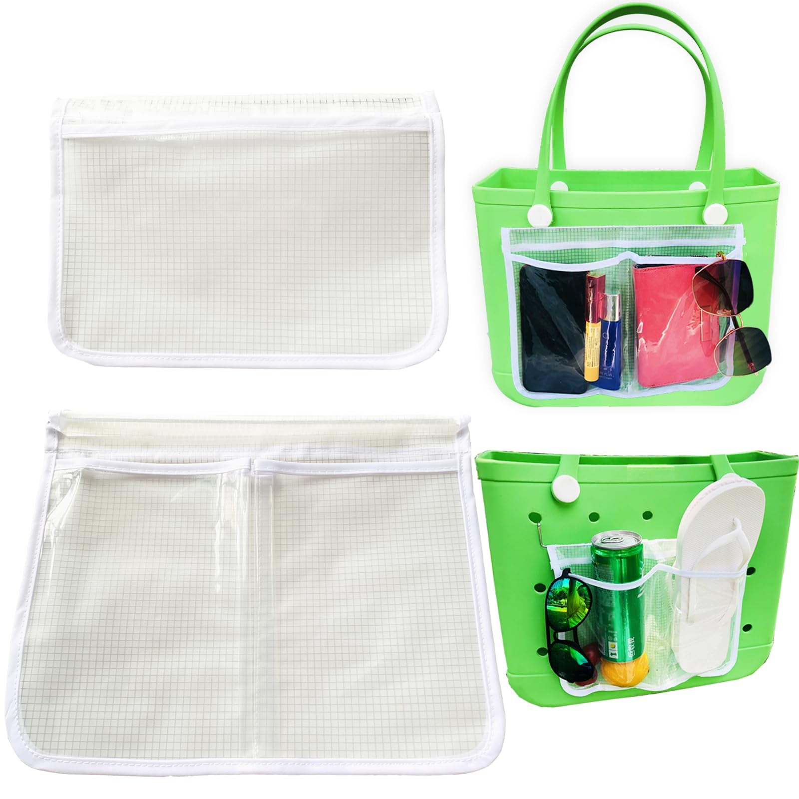 Lopau Insert Bags for EC36 Bogg Bag, 2 Pack Inserts Divider Organizer