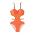 thumbnail image 1 of Lopeceal Bikini Swimsuit for Women, Suspender Push Up Cutout Bodycon Swimwear, One Piece Modest Bathing Suits, 1 of 7
