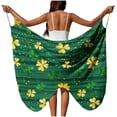 thumbnail image 1 of Lopeceal Women Plus Size Bikini Cover Up Print Two Ways Cross Wrap Cover Up Long Dress or Tie Skirt Summer Vacation S-5XL, 1 of 8