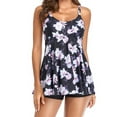 thumbnail image 1 of Lopeceal Women Tankini Swimsuits Two Piece Bathing Suits Blouson Swim Tank Top with Boy Shorts, 1 of 8
