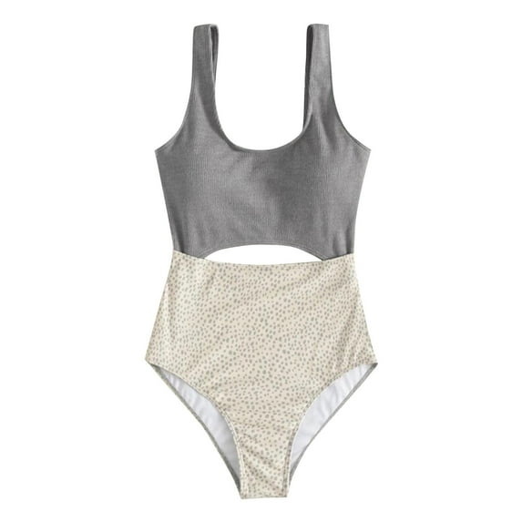 Lopeceal Women's Bathing Suit High Waisted Cut Out Monokini One Piece Swimsuit