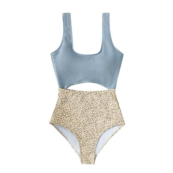 Lopeceal Women's Bathing Suit High Waisted Cut Out Monokini One Piece Swimsuit