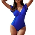 thumbnail image 1 of Lopeceal Women's One Piece Swimsuit Sexy One Piece Swimsuit Slimming Beach Summer Backless Plunge Swimwear, 1 of 8